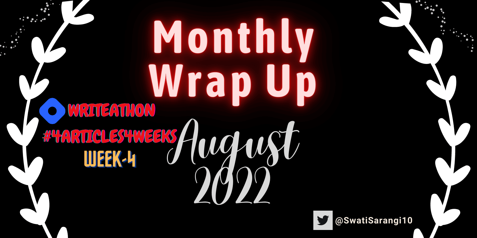 Monthly Wrap Up -August 2022